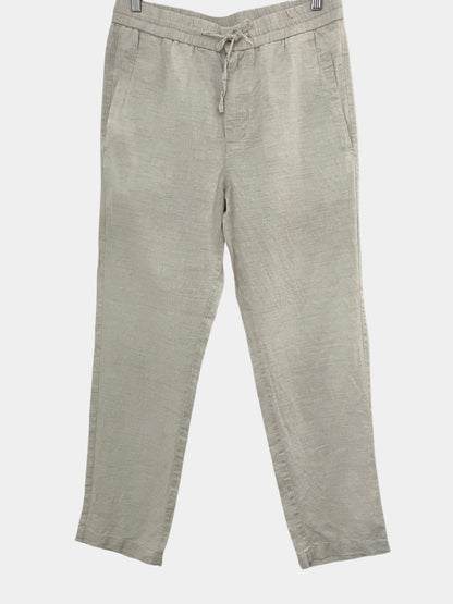Preloved Skagen Clothing pellavahousut, beige, M Siloa Secondhand – huollettu ja kuntotarkastettu