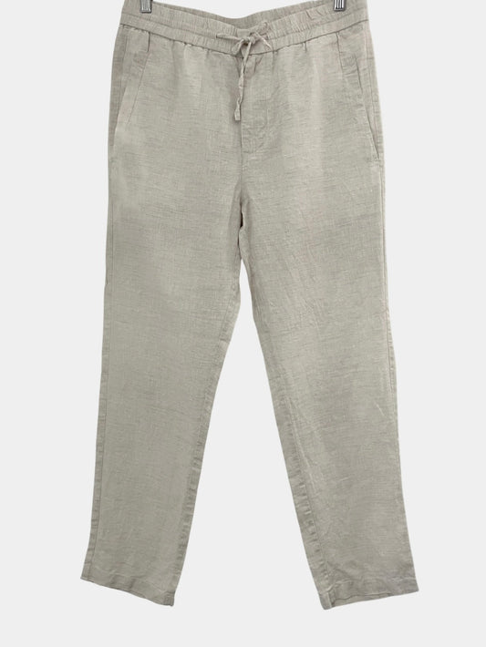 Preloved Skagen Clothing pellavahousut, beige, M Siloa Secondhand – huollettu ja kuntotarkastettu