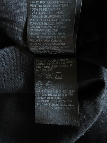 Preloved Stockholm Atelier & Other Stories, 100 % pellava mekko, musta, koko 34 Siloa Secondhand – huollettu ja kuntotarkastettu