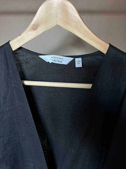 Preloved Stockholm Atelier & Other Stories, 100 % pellava mekko, musta, koko 34 Siloa Secondhand – huollettu ja kuntotarkastettu