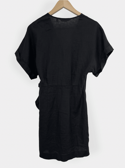 Preloved Stockholm Atelier & Other Stories pellavamekko, musta, XS Siloa Secondhand – huollettu ja kuntotarkastettu