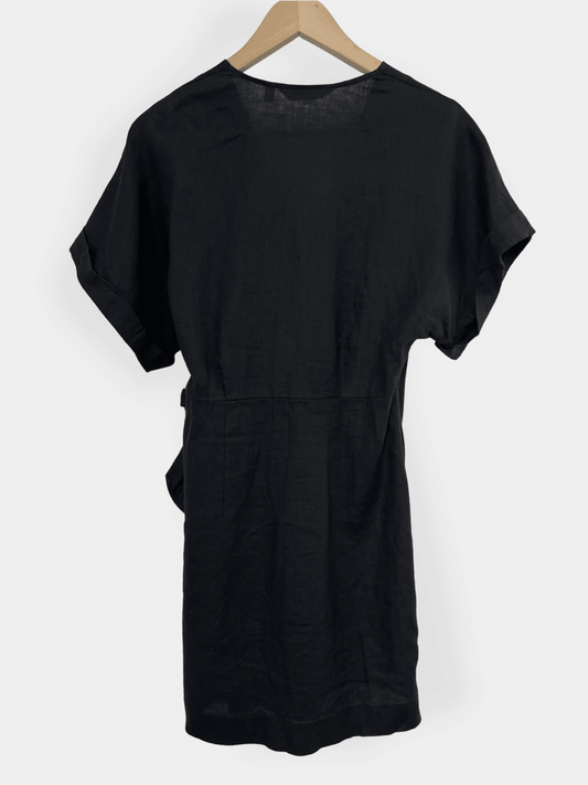 Preloved Stockholm Atelier & Other Stories pellavamekko, musta, XS Siloa Secondhand – huollettu ja kuntotarkastettu