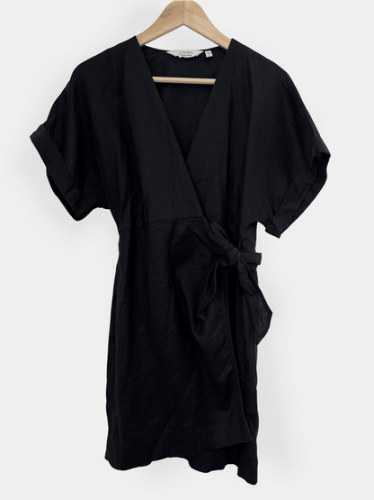 Preloved Stockholm Atelier & Other Stories pellavamekko, musta, XS Siloa Secondhand – huollettu ja kuntotarkastettu