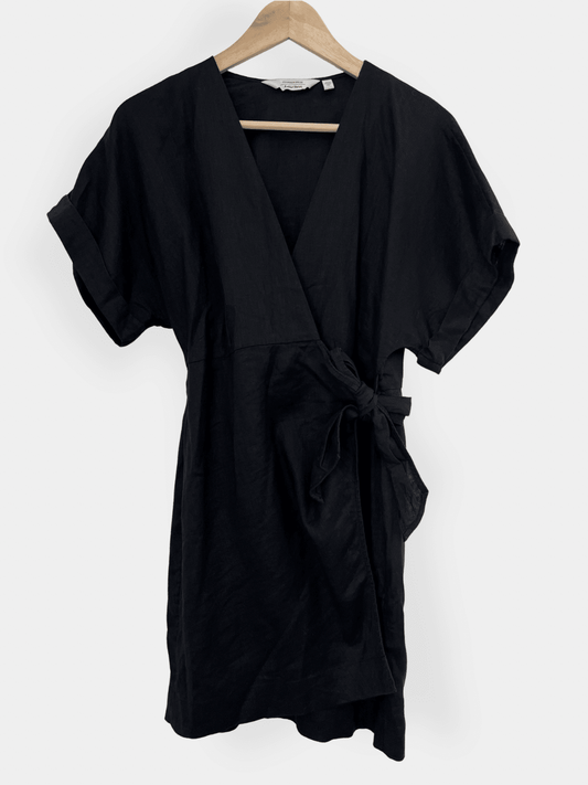 Preloved Stockholm Atelier & Other Stories pellavamekko, musta, XS Siloa Secondhand – huollettu ja kuntotarkastettu