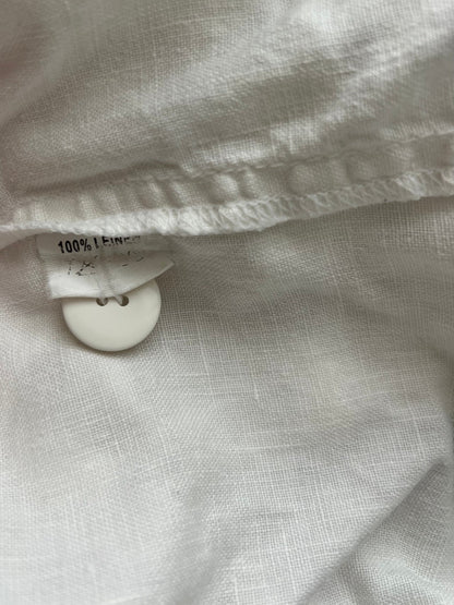 Preloved Summer Of Europe pellavatakki, valkoinen, XL Siloa Secondhand – huollettu ja kuntotarkastettu