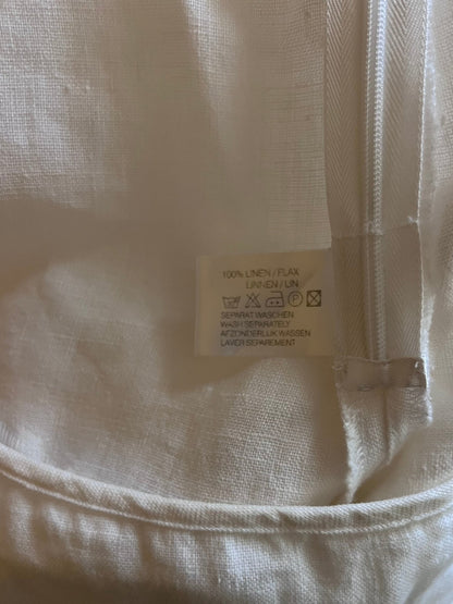 Preloved Tara pellavahame, valkoinen, S Siloa Secondhand – huollettu ja kuntotarkastettu