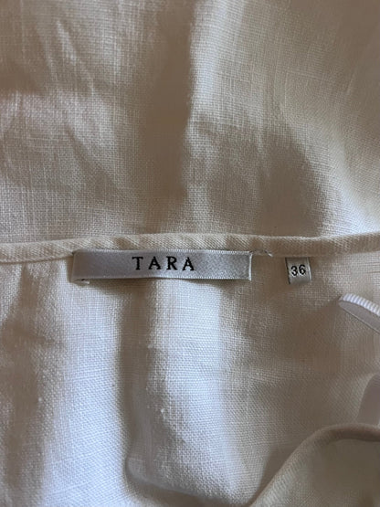 Preloved Tara pellavahame, valkoinen, S Siloa Secondhand – huollettu ja kuntotarkastettu