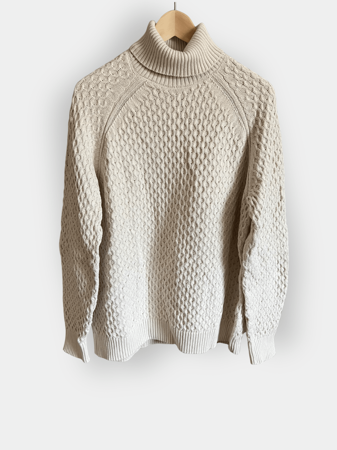 Preloved These Glory Days puuvilla pooloneule, beige, koko XXL Siloa Secondhand – huollettu ja kuntotarkastettu
