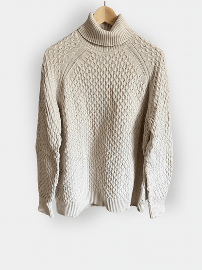 Preloved These Glory Days puuvilla pooloneule, beige, koko XXL Siloa Secondhand – huollettu ja kuntotarkastettu