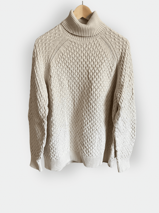 Preloved These Glory Days puuvilla pooloneule, beige, koko XXL Siloa Secondhand – huollettu ja kuntotarkastettu