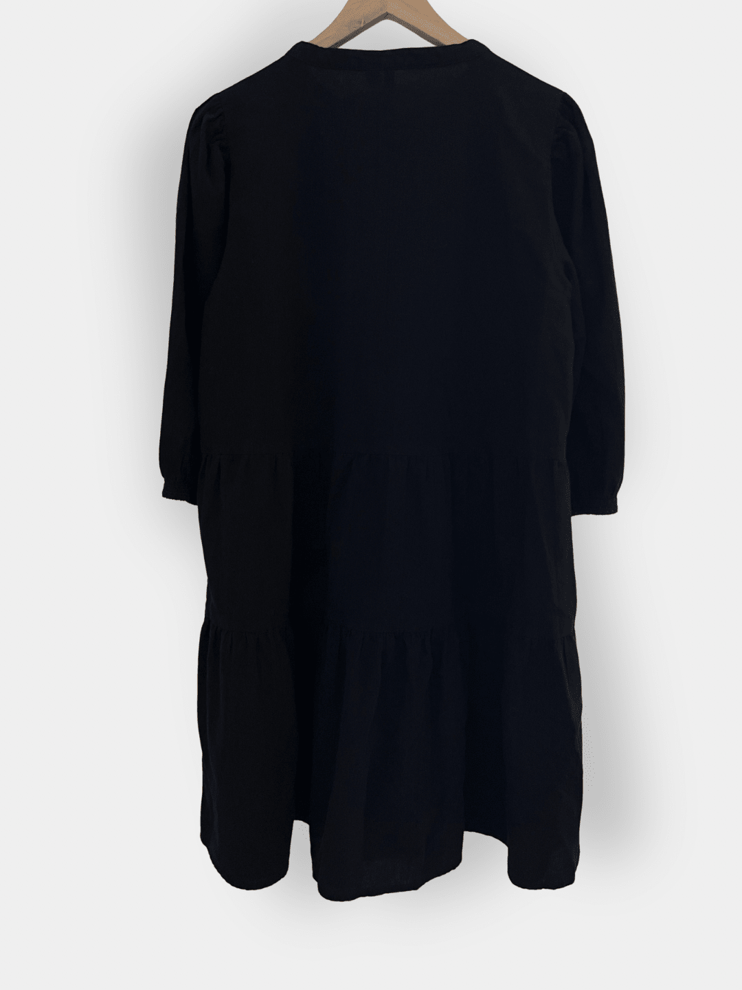 Preloved Vero Moda puuvillamekko, musta, L Siloa Secondhand – huollettu ja kuntotarkastettu