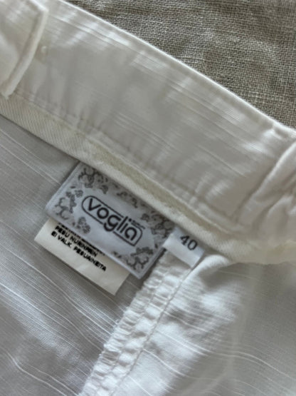 Preloved Voglia lyocell/puuvillahame, valkoinen, koko 40 Siloa Secondhand – huollettu ja kuntotarkastettu