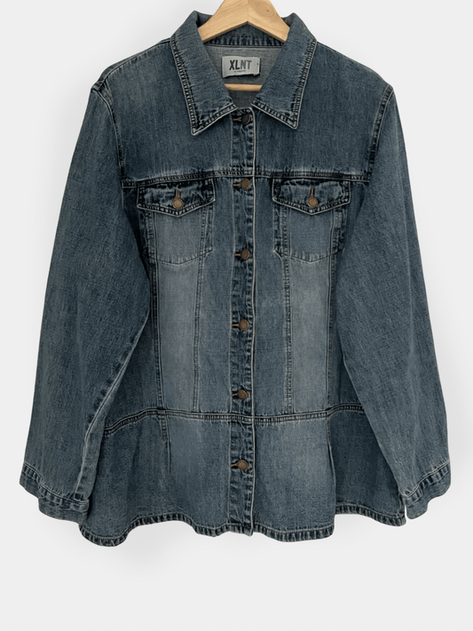 Preloved XLNT farkkutakki, sininen, XL Siloa Secondhand – huollettu ja kuntotarkastettu