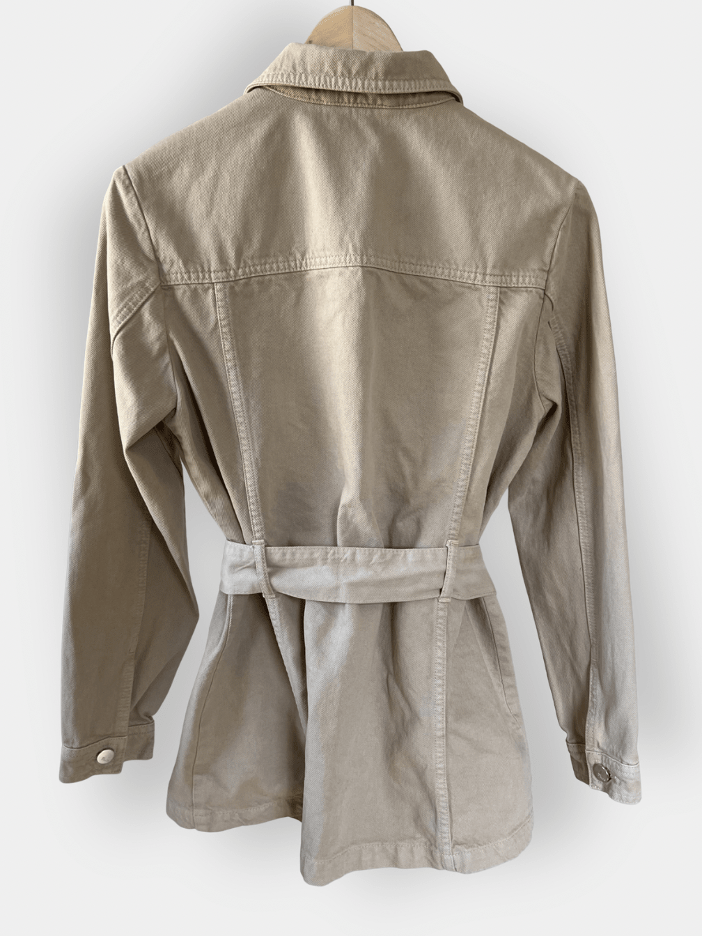 Preloved Your Face puuvillatakki, beige, XS Siloa Secondhand – huollettu ja kuntotarkastettu